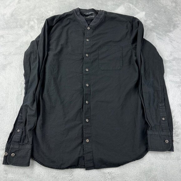 Wings + Horns Black Button Down Shirt Men’s Size Medium - Picture 1 of 13